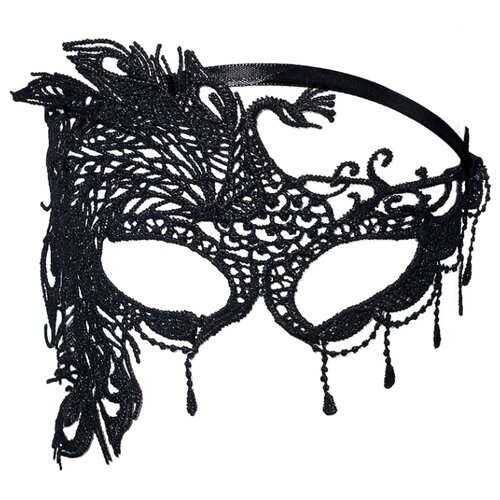 фото Ажурная маска таинственная изабелла nothing but love (черный)
