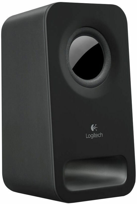 Фронтальный громкоговоритель Акустическая система 2.0 Logitech Z150, черный - фотография № 3