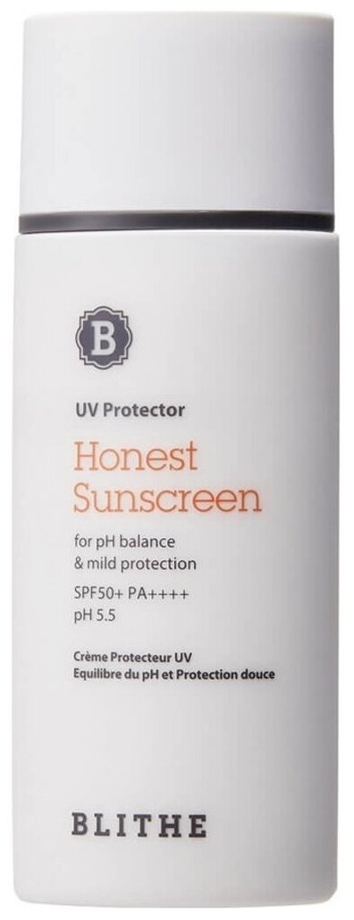 BLITHE крем Honest Sunscreen SPF 50, 50 мл