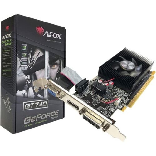 видеокарта afox geforce gt 1030 2048mb lp single fan af1030 2048d5l5 retail Видеокарта AFOX GT740 LP Single Fan OEM 2GB GDDR5 128Bit VGA DVI HDMI