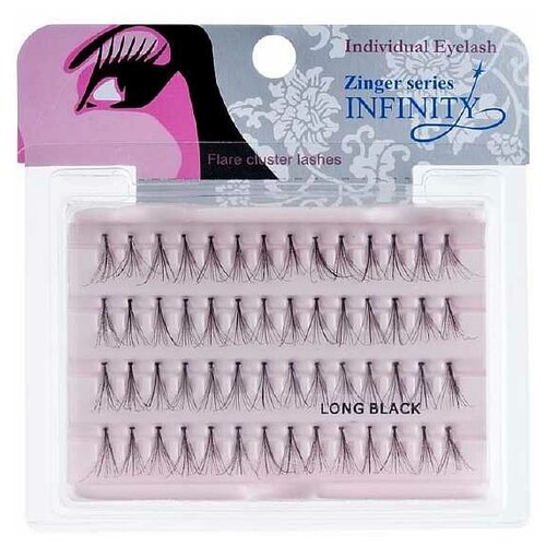 Ресницы пучковые длинные с узелком (dta-143)