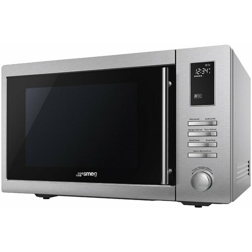 отдельностоящая микроволновая печь profi cook pc mwg 1176 h Микроволновая печь Smeg MOE25X, серебристый