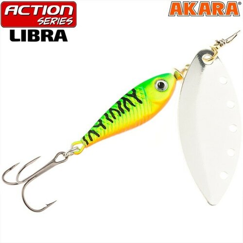 Блесна вращающаяся Akara Action Series Libra 2, 8 г, цвет A19-3