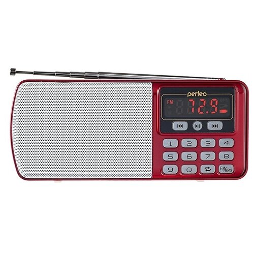 Радиоприемник Perfeo Егерь FM+ красный радиоприёмник perfeo егерь красный i120 red