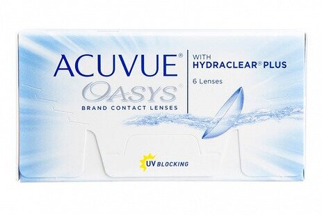 Контактные линзы Acuvue Oasys, Двухнеденльные, -5,75 / 14 / 8,8 / 6 шт.