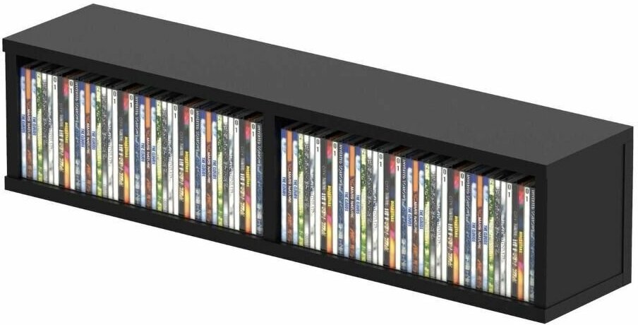 Подставка для хранения CD-дисков 90 шт, цвет чёрный Glorious CD Box Black 90