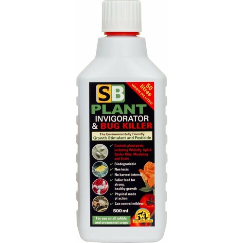 SB Plant INVIGORATOR & Bug Killer полностью безопасное средство для борьбы с клещами, другими вредителями и болезнями 500мл