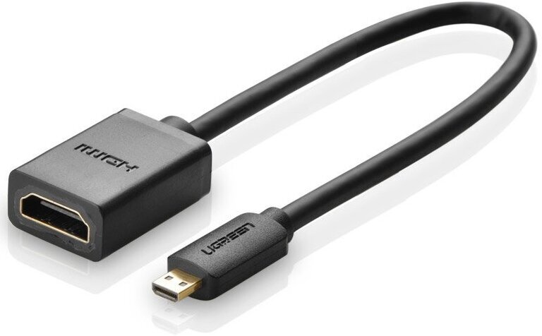 Адаптер Ugreen microHDMI — HDMI Adapter Cable чёрный (20134)