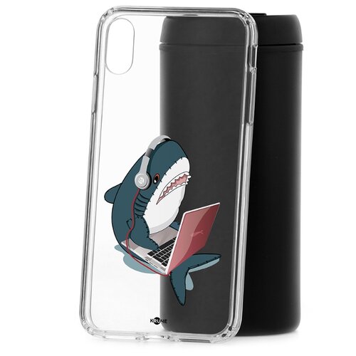 фото Чехол на ip xs max kruche print акула