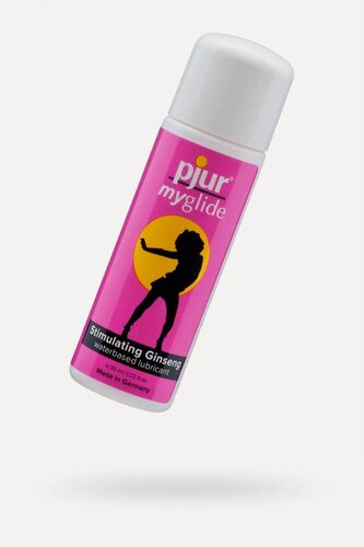 Изображение товара Интимная возбуждающая смазка на водной основе для женщин Pjur MyGlide эктрактом женьшеня 30 мл