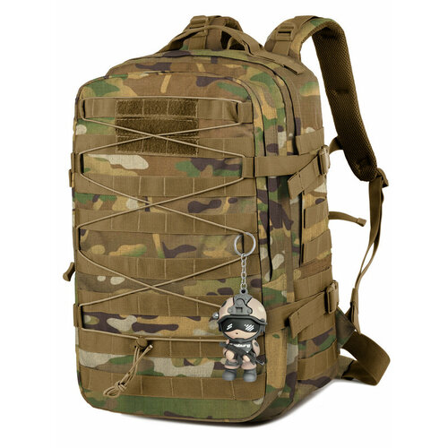 Рюкзак мужской тактический военный, водонепроницаемый, 30 литров мультикам