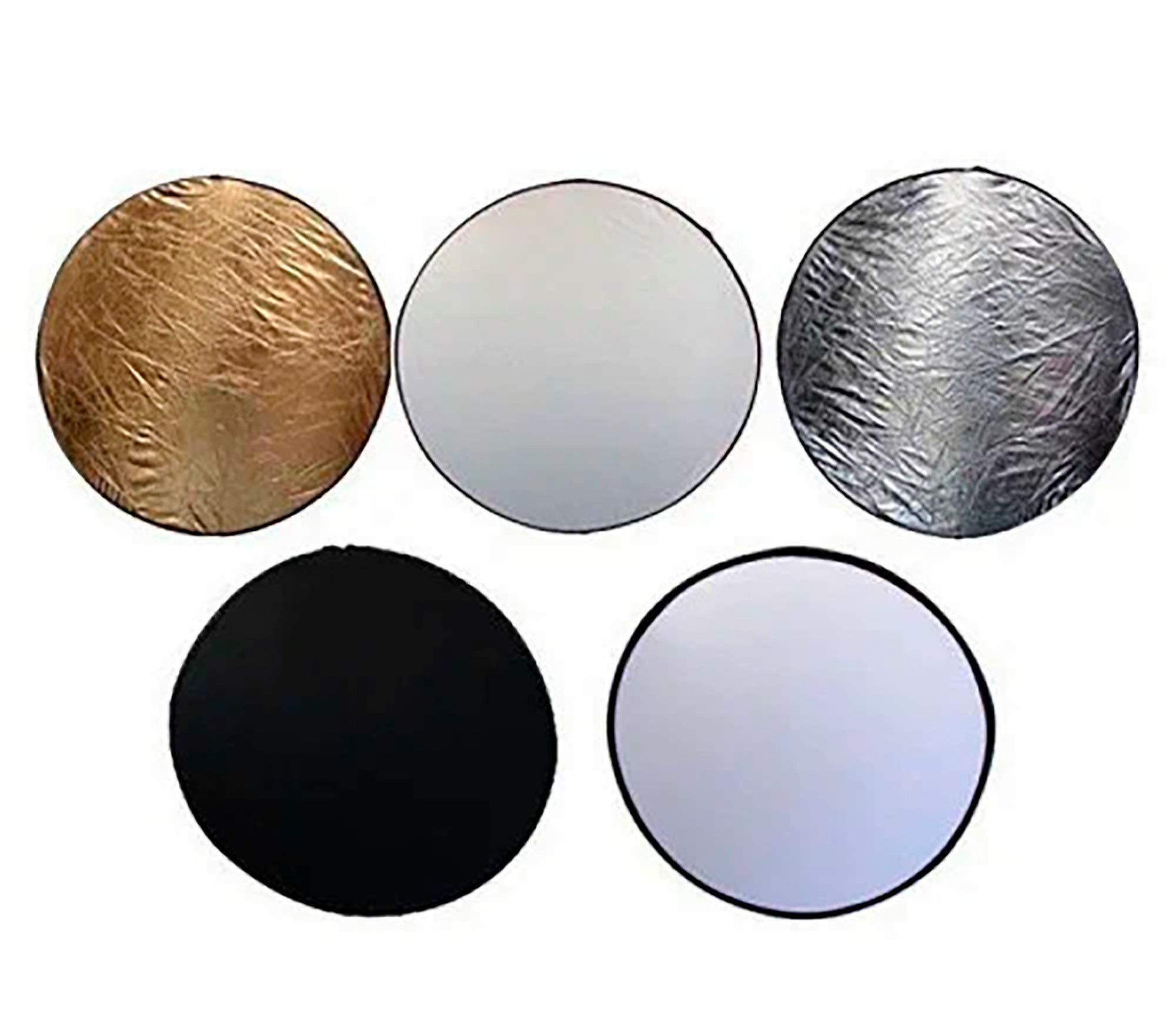 Отражатель FST RD-051 5 в 1, золотой/серебристый/черный/белый/на просвет, 80см, чехол