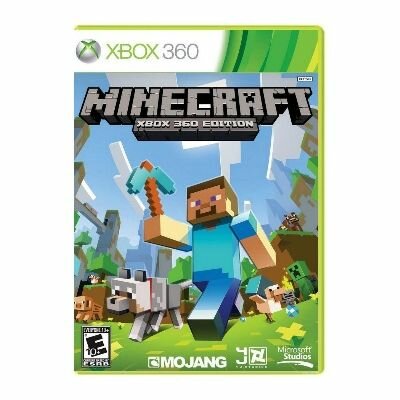 Игра Minecraft. Издание на диске. Английская версия на xbox 360.
