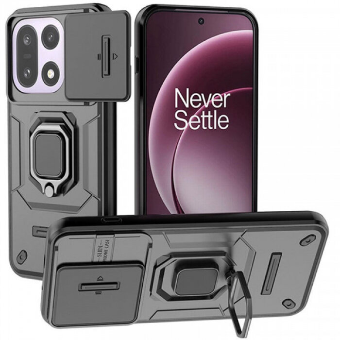 Transformer Ring Holder Противоударный чехол с кольцом и шторкой камеры для OnePlus 15 5G