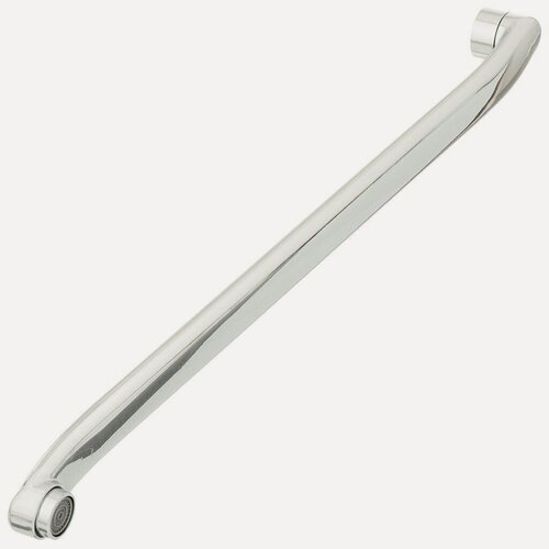 Изображение товара Излив для смесителя ComfortFactor 45 см S-плоский из нержавеющей стали, цвет хром, тип подключения ИМП, артикул 53339