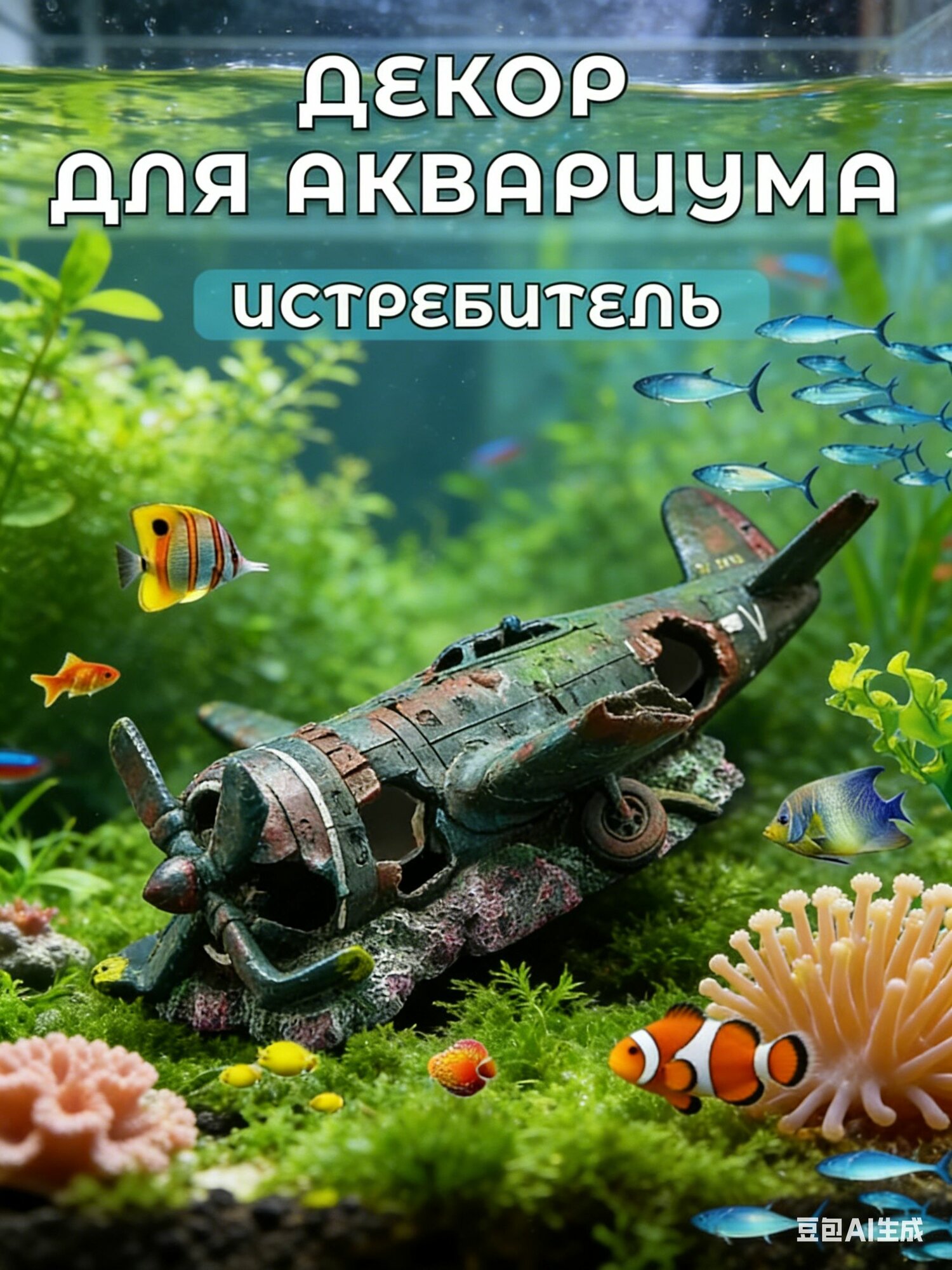 Декор для аквариума и террариума, моделирование пейзажа