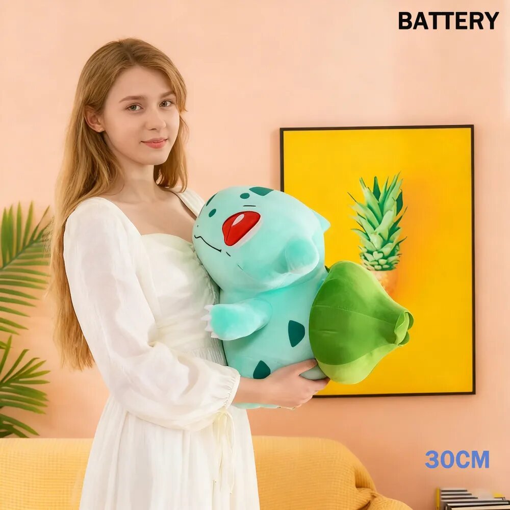 Мягкая игрушка Покемон Бульбазавр Pokemon Go, плюшевая, 30 см