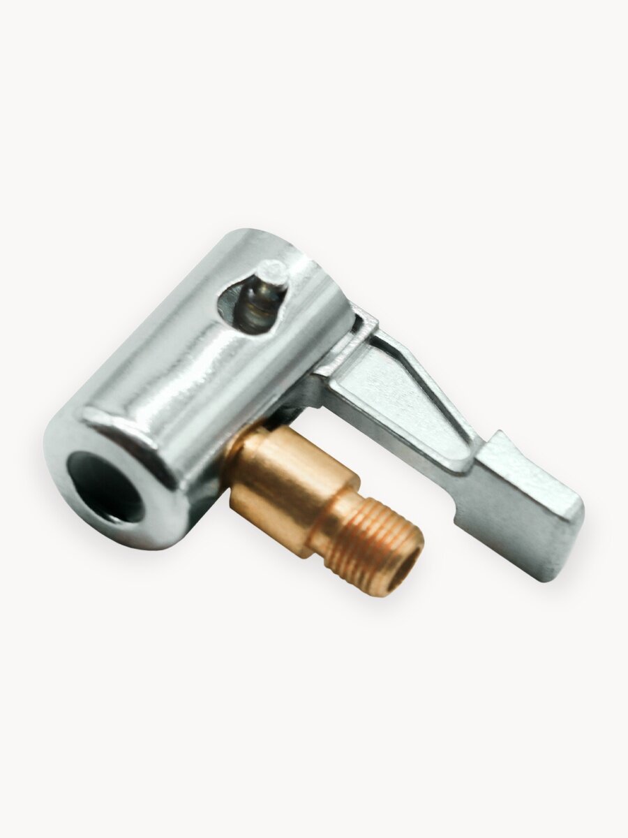 Быстросъёмный наконечник насоса Boomshakalaka, диаметр 8 мм, штуцер 8 мм - резьба, угловой , насадка для накачки шин