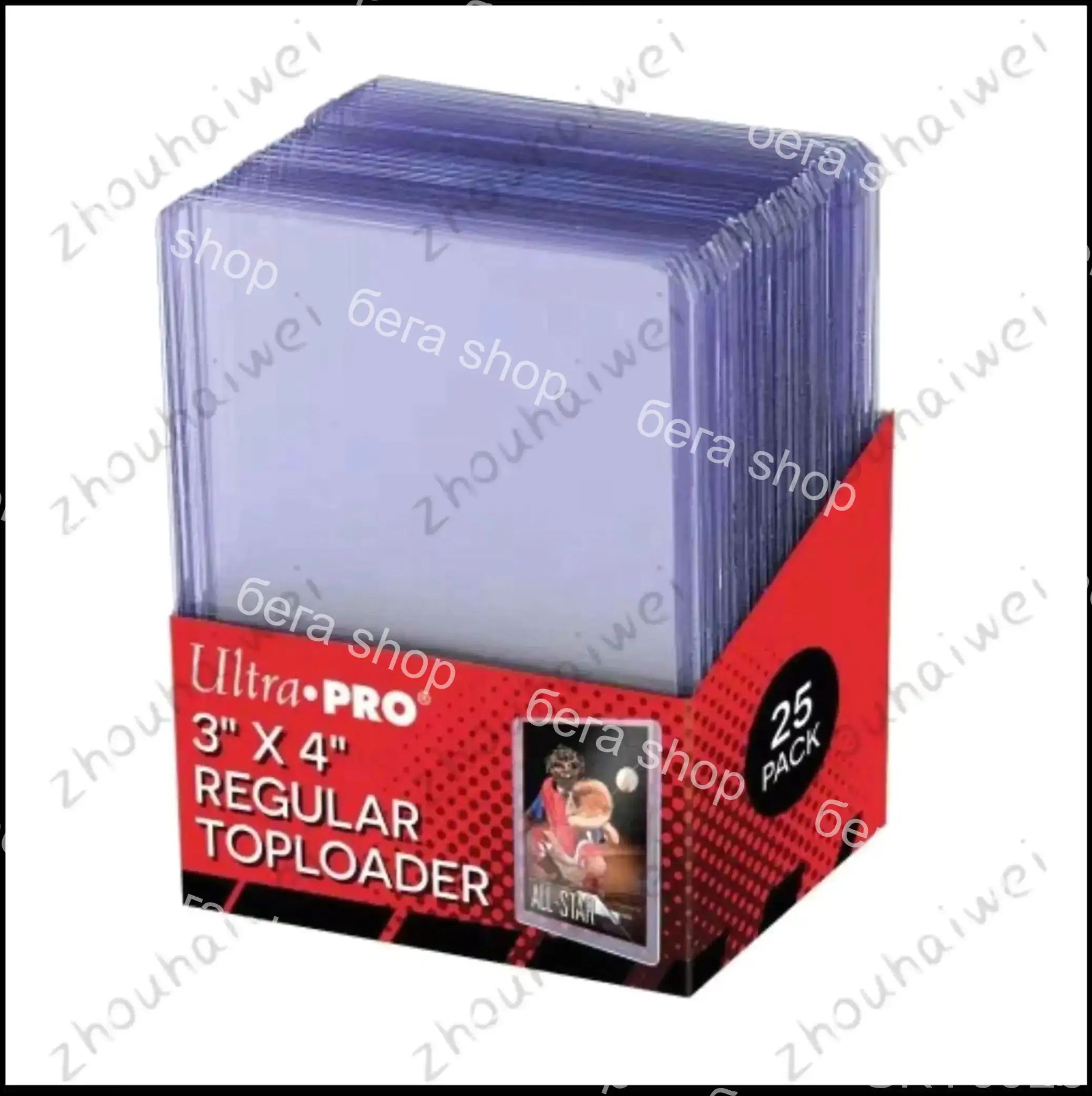 Протекторы Ultrapro 3 x 4 Regular Toploader для карт (25шт)
