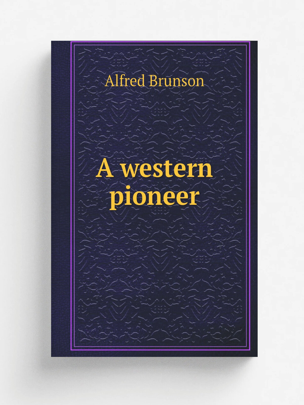 A western pioneer | Alfred Brunson | 1880 | Cincinnati : Waldon & Stowe; . etc, etc. | Репринт