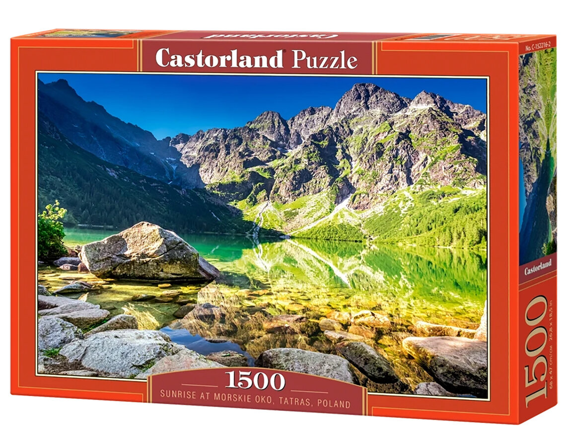 Пазл для взрослых Castorland 1500 деталей, элементов: Морское Око, Татры, Польша