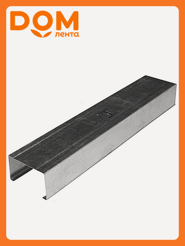 Изображение товара Профиль стоечный Таврос, оцинкованный, серебристый, 3000x75 мм