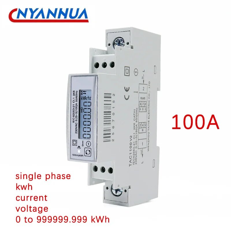 Счетчик энергии SDM120 100A TAC1101 Tariff