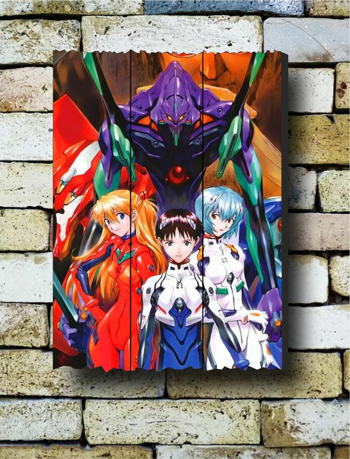 Картина на досках Евангелион 4 Evangelion