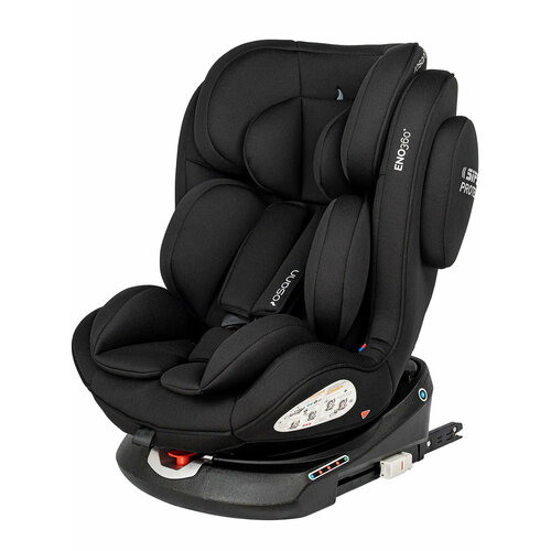 фото Автокресло 0+/1/2/3 osann eno 360° carbon, с рождения до 12 лет, до 36 кг, поворотное, isofix, черный