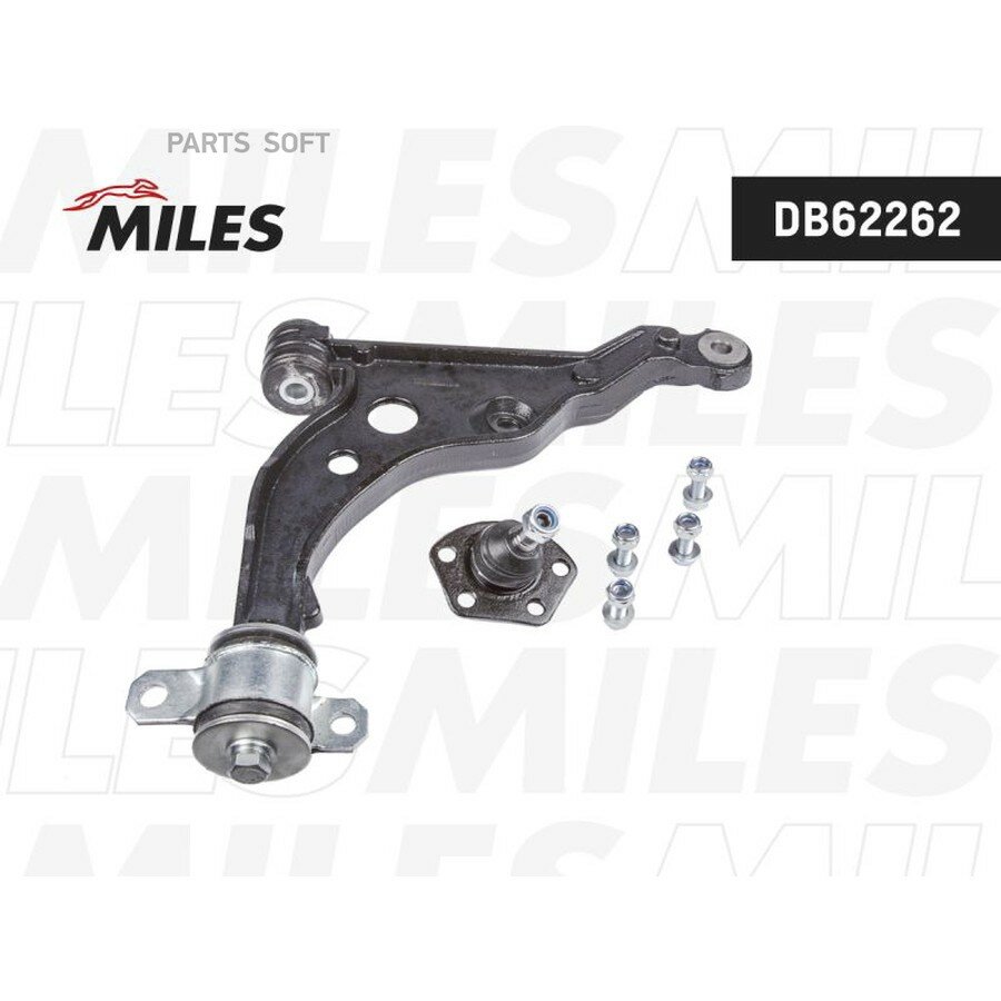 MILES DB62262 Рычаг BOXER/FIAT DUCATO/PEUGEOT JUMPER пер. подвески лев. 02- 1.8t (с шаровой) ()