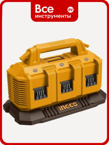 Изображение товара Зарядное устройство INGCO SUPER INDUSTRIAL 6x20B 4A FCLI2064