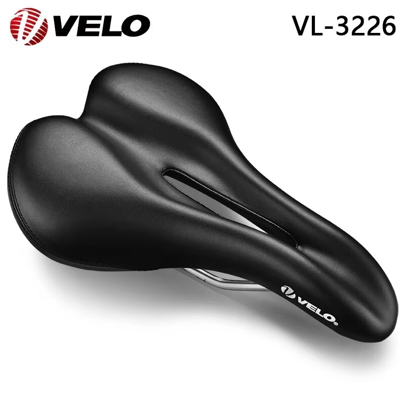 Седло Velo VL-3226, 265x173мм, анатомическое, черное (21159)