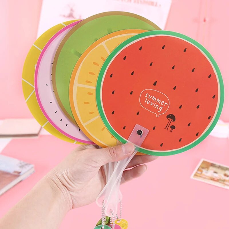 Набивные призы детские пластиковые 24 шт Оранжевый, fruit with pendant
