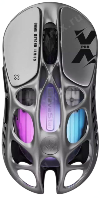 Gravastar 6972448923354 Беспроводная игровая мышь Gravastar Mercury X Pro GRY