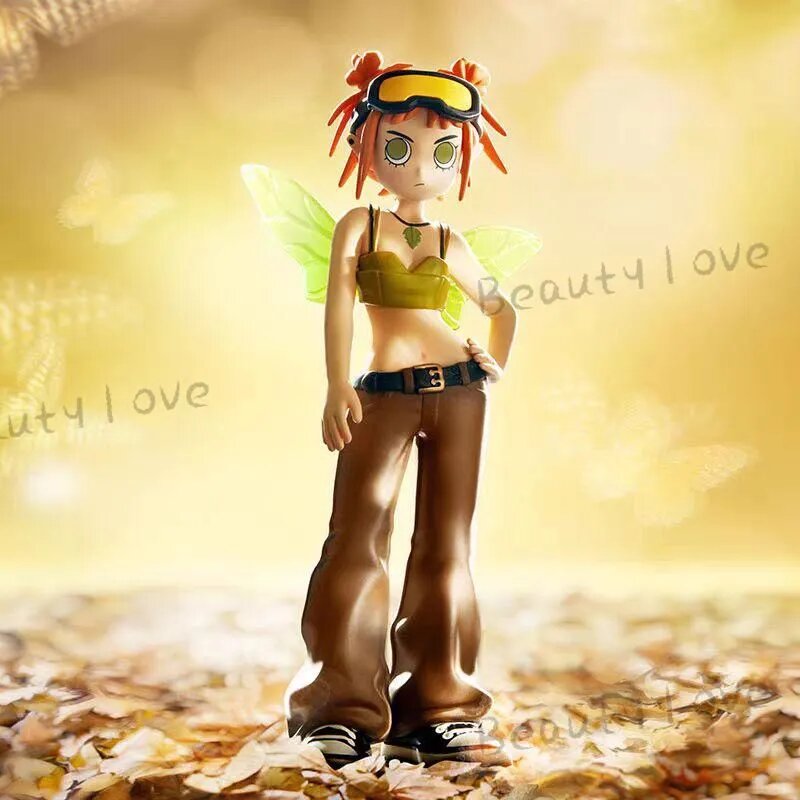 POPMART Слепые коробки с Peach Riot из серии Панк-феи -Gigi-Leaf