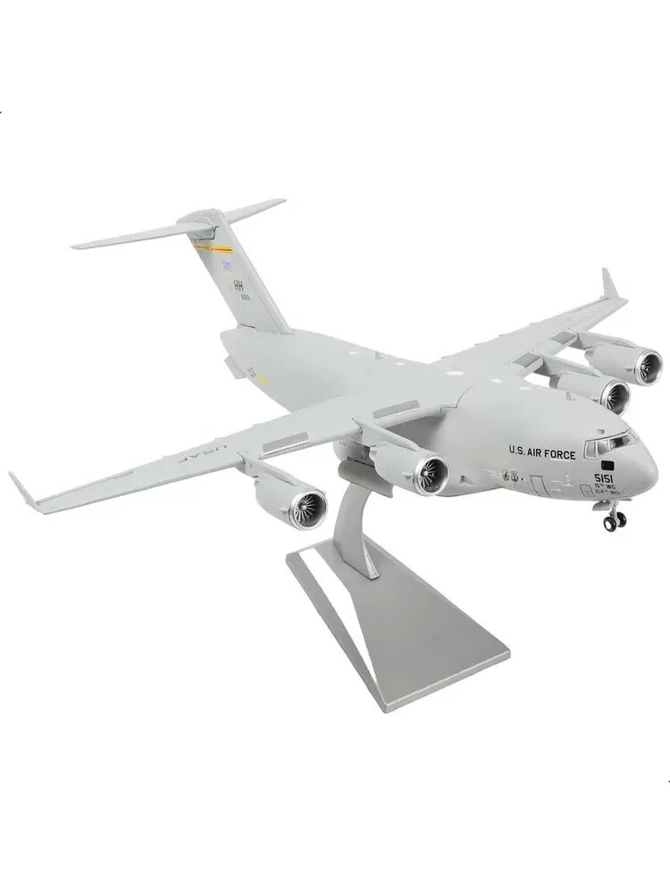 Металлическая Модель самолета C-17 Globemaster III 1:200 металл 154 WGИдеальное копирование для коллекции и