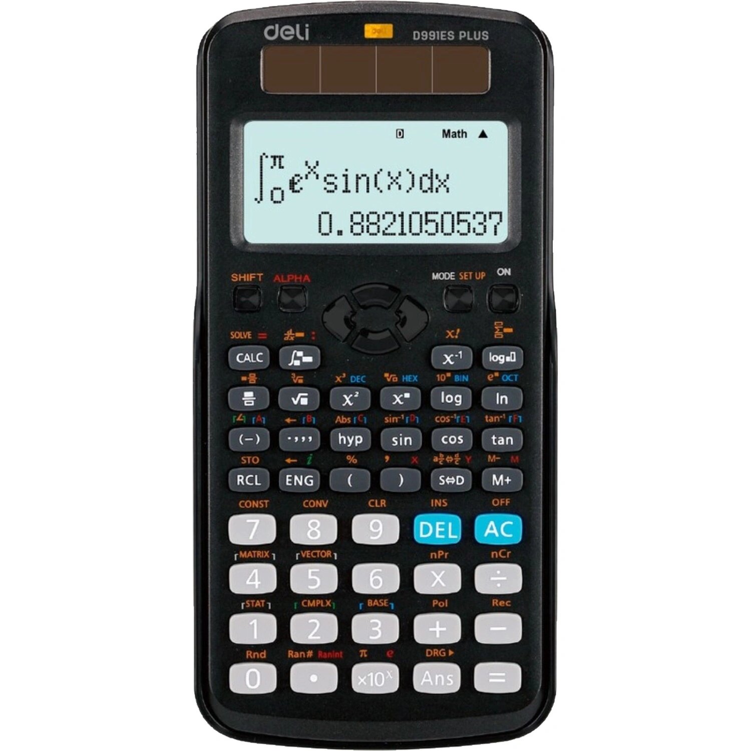 Deli Уценка. Калькулятор научный Deli ED991ES 12-разрядный 417 функций 172x83x18 мм (подходит для ЕГЭ)