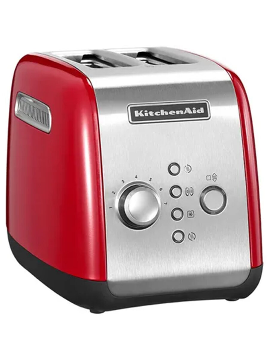 Тостер KitchenAid 5KMT221EER, 1100 Вт, плавный подъем тостов, поддон для крошек, карамельное яблоко