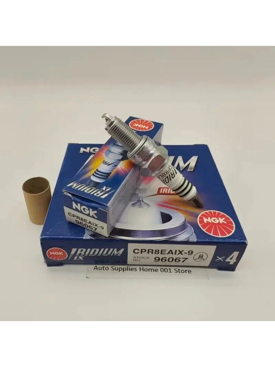 NGK Свеча зажигания арт. CPR8EAIX-9 96067, 4 шт, Количество в упаковке, шт 4