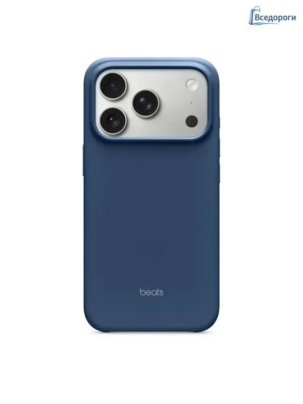 Чехол Beats для iPhone 17 Pro Max с MagSafe и поддержкой управления камерой-синий