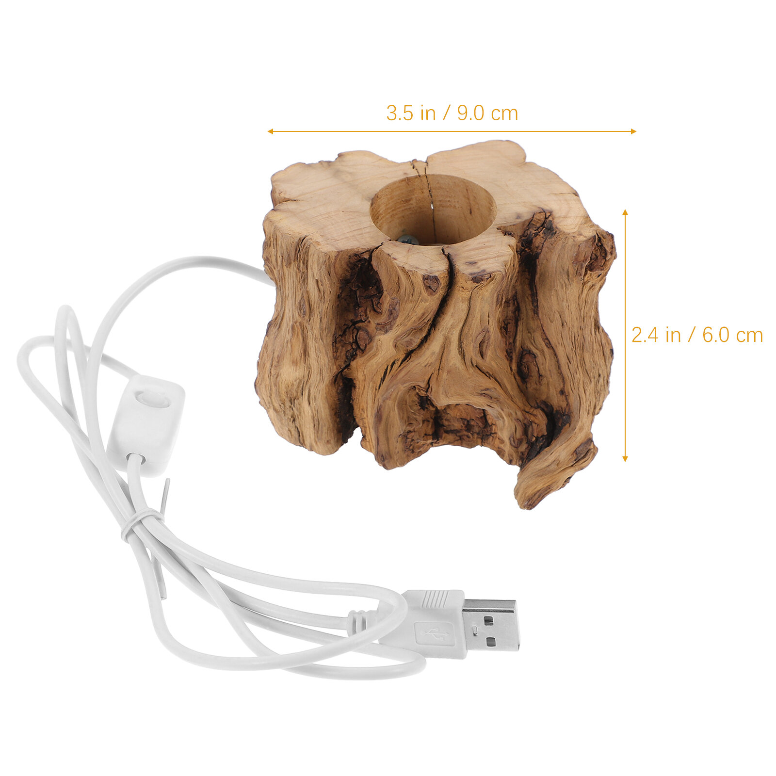 Подставка Для Хрустального Шара С Подсветкой USB Ночник Офисное Украшение 9.00X7.00X6.00CM