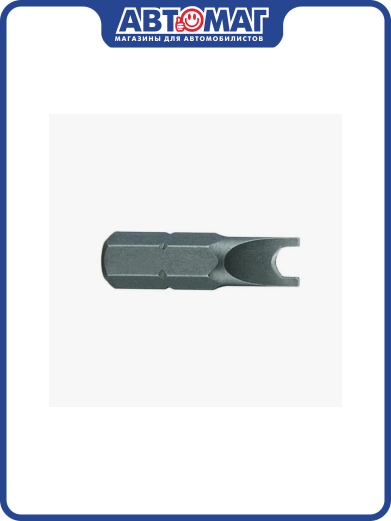 1/4" Бита шлицевая (ласточкин хвост) L=25мм, S=6 мм, F-123S2506