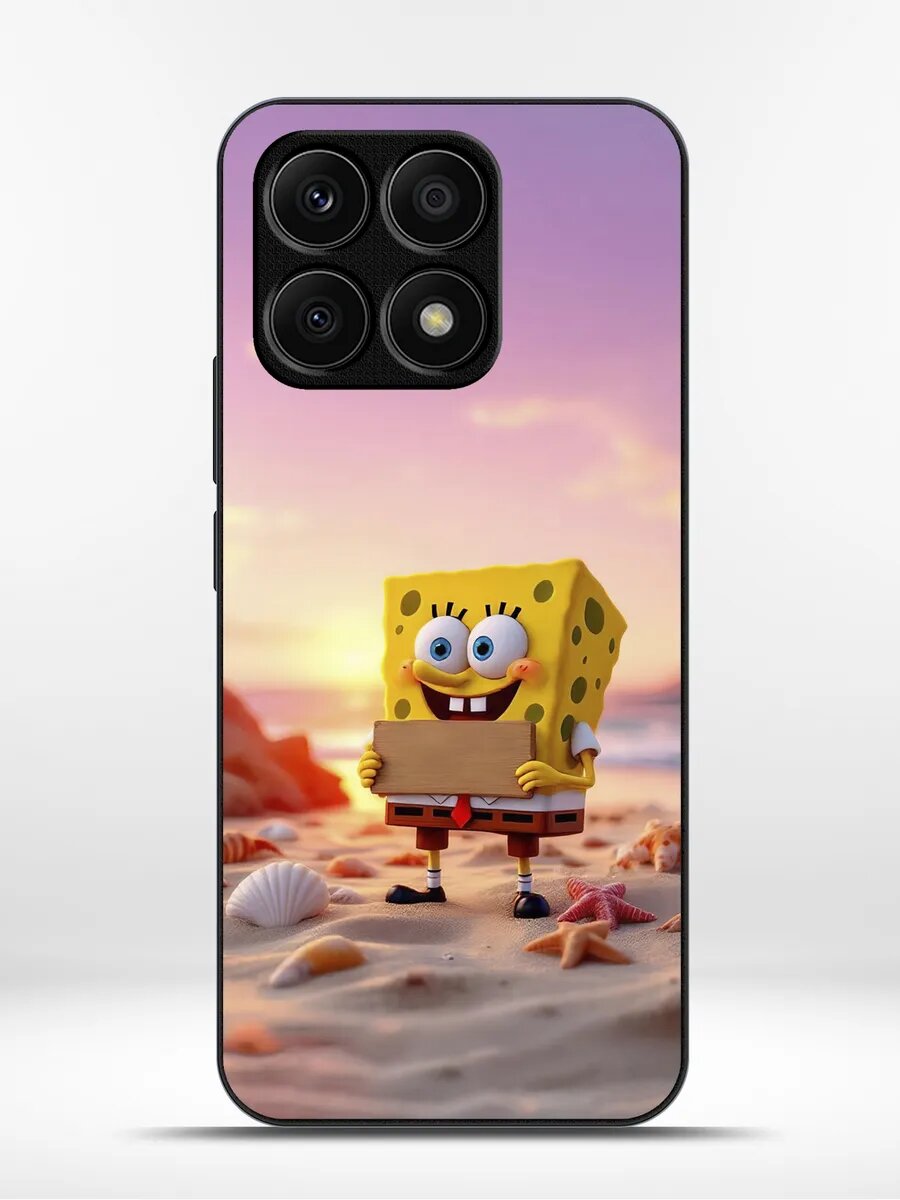 Чехол на Honor X8A губка боб