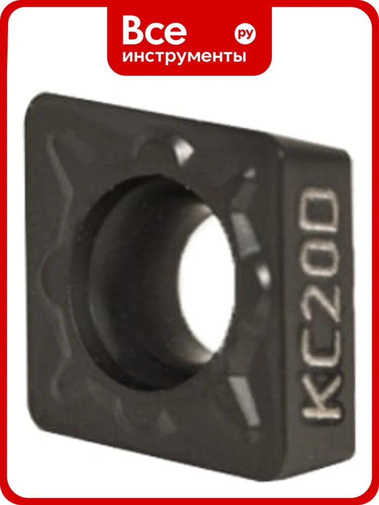 Пластина сменная ромбическая CCMT 120412-TR KC20D Русский Инструмент ri.360.468