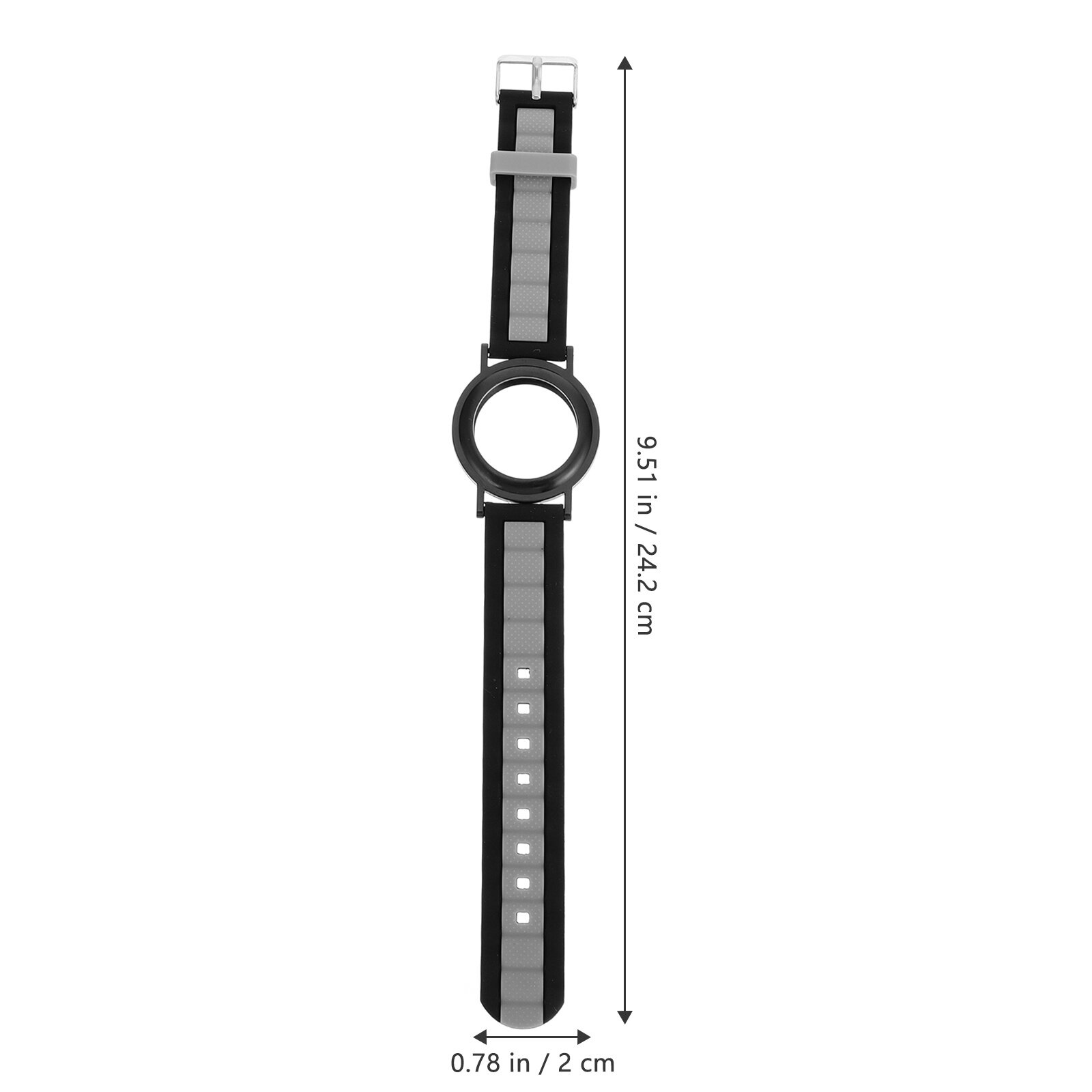 Silicone Watch Bands Для Локатора Аиртаг Потоустойчивые Противоскользящие 24 2X2CM