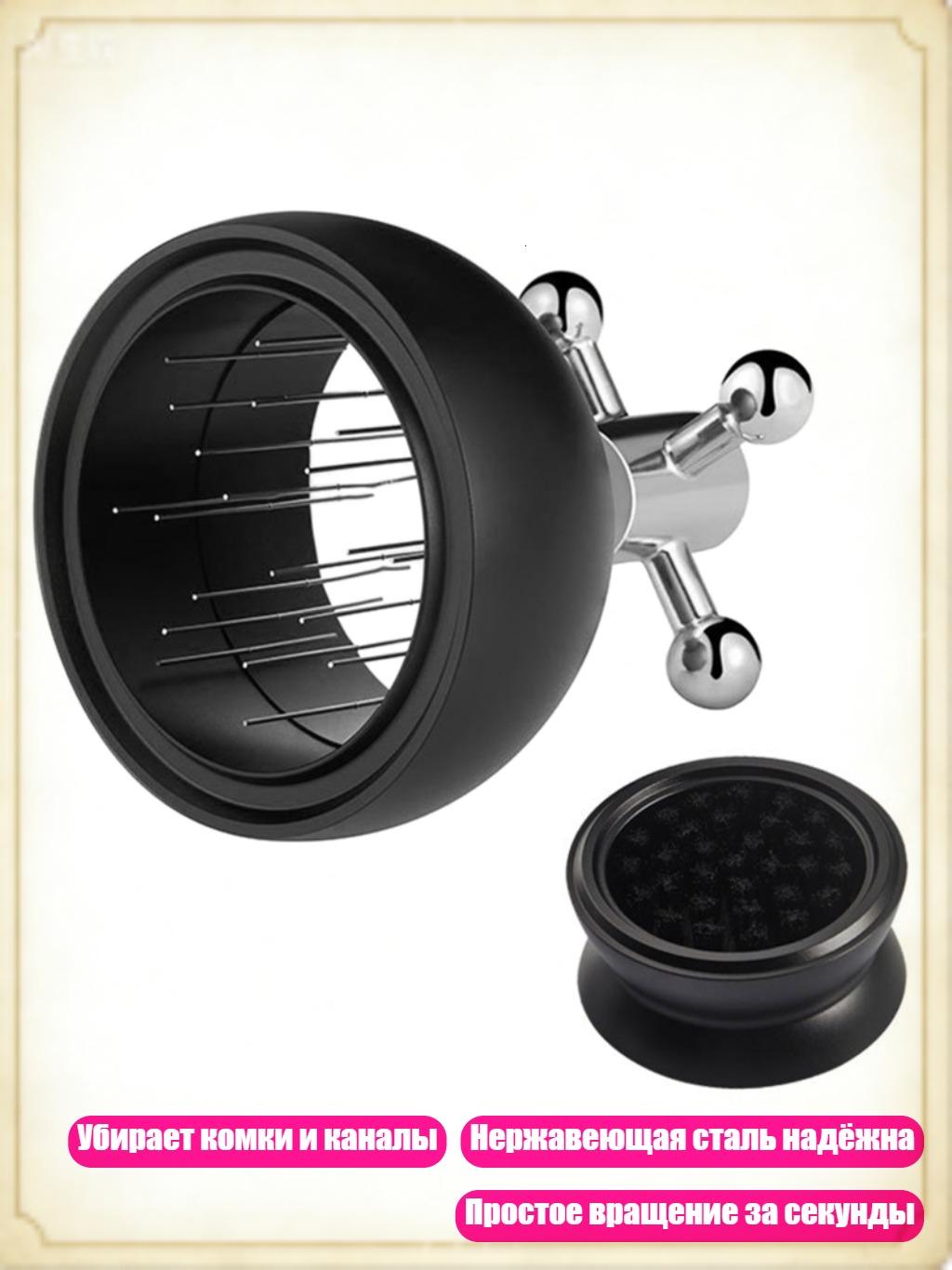 Кофейный темпер 51/53/58 мм, Черный - 58mm