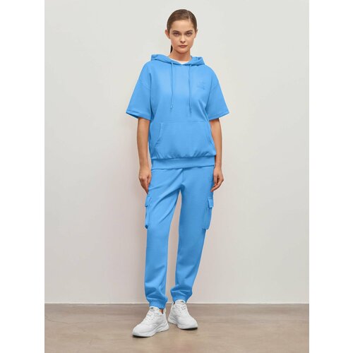 фото Худи just clothes осень-зима 2025, размер s, , голубой