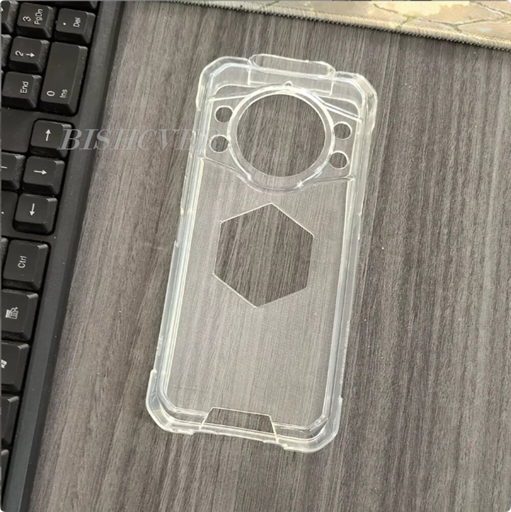 Прозрачный чехол для Cubot KingKong Power 5 с держателем