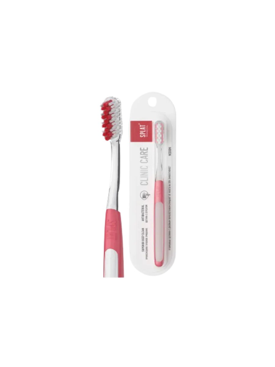 Splat Professional Зубная щетка Clinic Care Medium средней жесткости 1 шт
