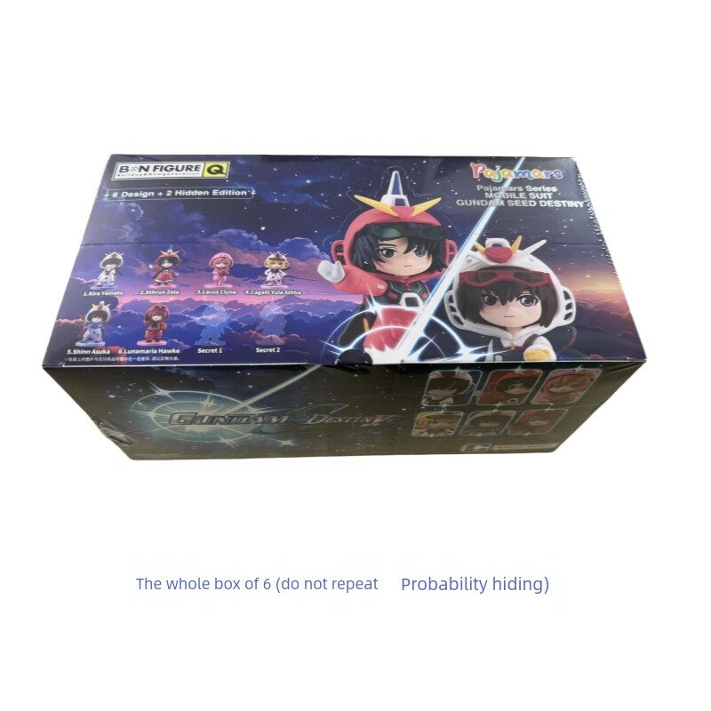 Полная коробка пижамных костюмов-мультяшек из серии GUNDAM SEED DESTINY, 6 штук, персонажи без повторений, включая